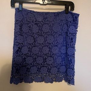 EUC bLue Lace fitted Skirt- boutique skirt